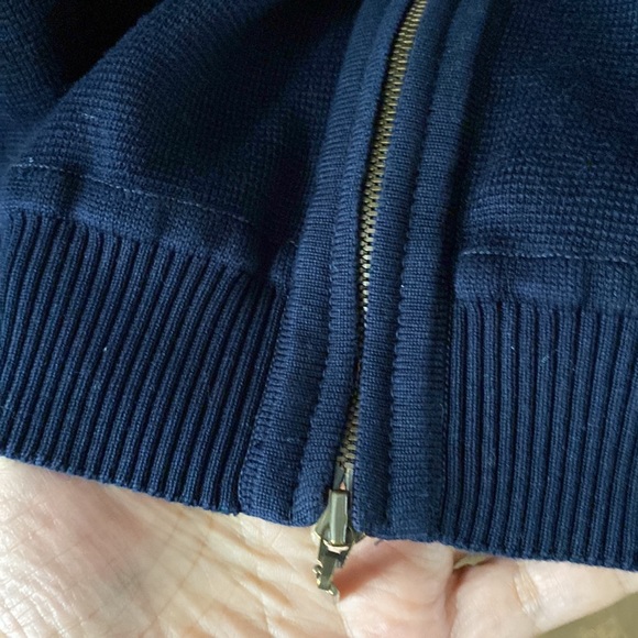 ST Croix Merino Wool Cardigan with Two-way Zipper in Contemporary Fit - Picture 7 of 17